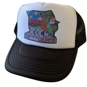 Retro 80s Concert Merch Vintage Monsters Of Rock Hat Day On The Green 3 Hat snap